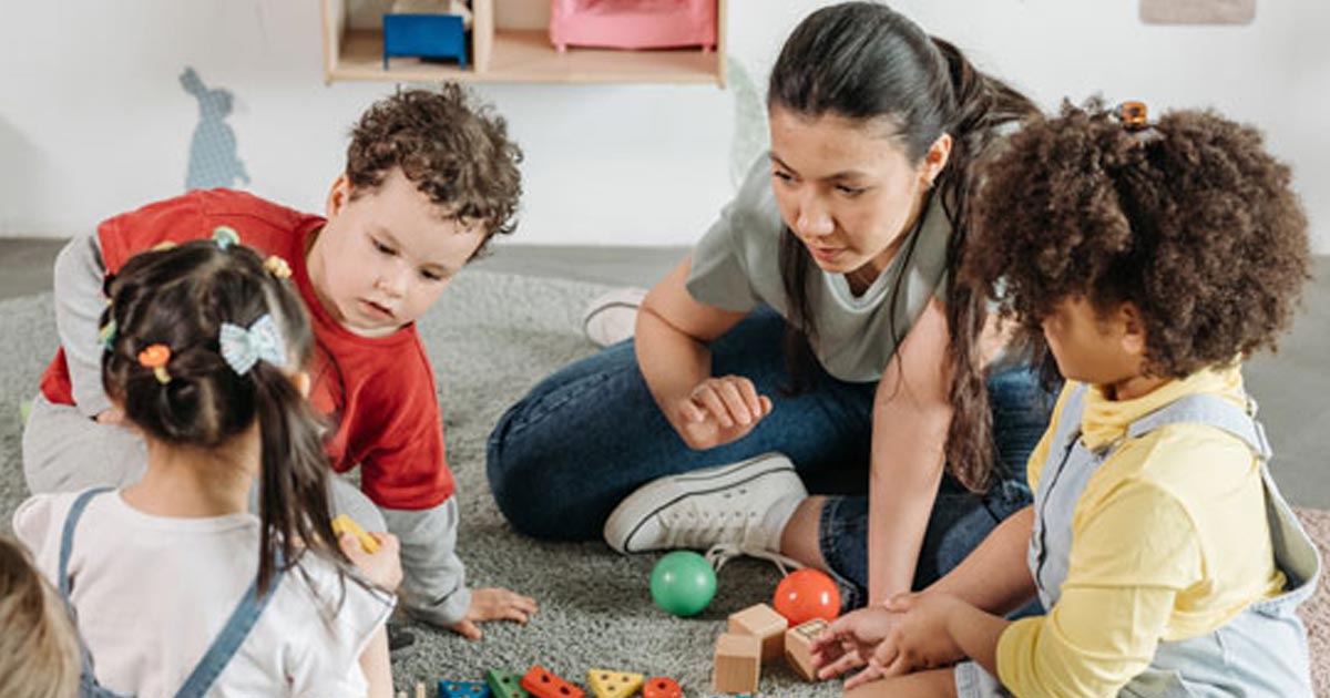  KindergartenassistentIn - Berufsbild Motiv 